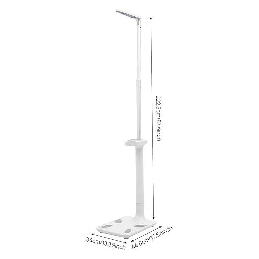 Professional Digital Physician Scale - Multifunction Body Weight and Ultrasonic Height Analyzer - 440lbs Capacity Medical Scale 31.5-76.77 in
