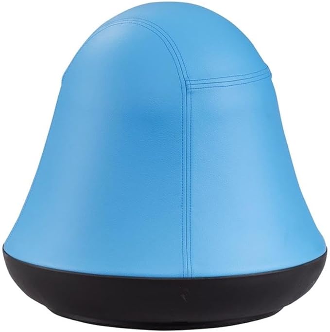 Safco Runtz Swivel Ball Chair for Kids, Anti-Burst, Exercise Ball Chair, 360° Rotation, Supports Movement, Better Posture and Balance, Blue