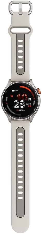 Cubitt Aura Pro Smartwatch/Fitness Tracker with 1.43" Touch AMOLED Screen, Bluetooth Call, Built in GPS, 60+ Sports, Blood Oxygen, Heart Rate, Stress/Sleep Monitor, Waterproof, Step Counter, Compass