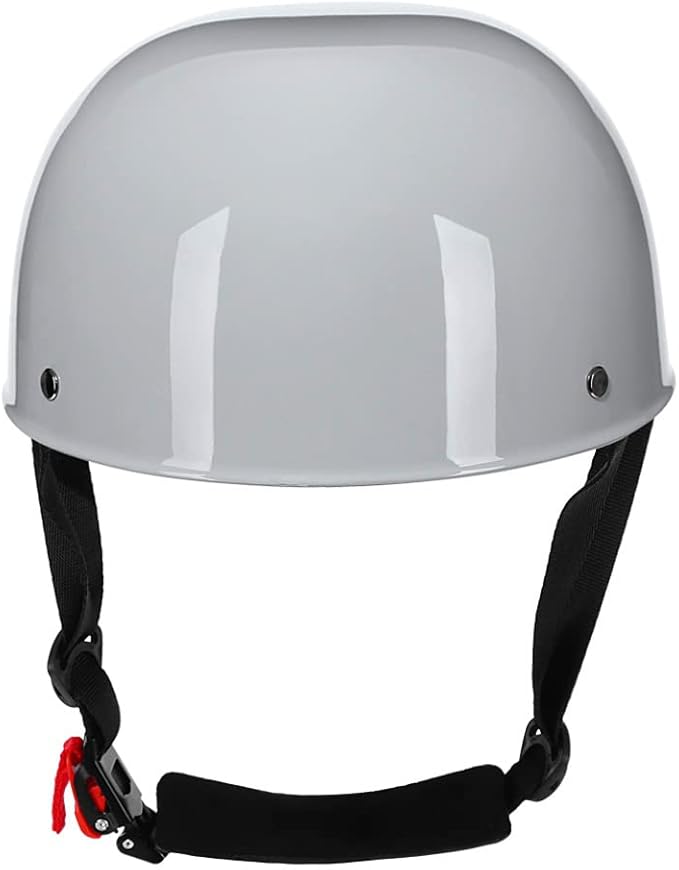 Vintage Retro Open Face Motorcycle Helmet Baseball Cap Half Helmets Men Women for Moped Cap Jet Scooter Street Cruiser with Mask Glasses - DOT Certified