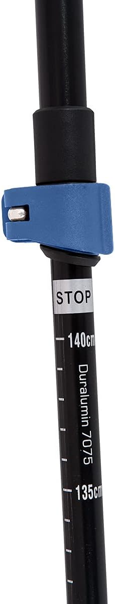 Official Nordic Walking Poles - True Classic Nordic Glove Grips, Lightweight, Adjustable, and Collapsible -2 Pieces w/flip Locks, Detachable Feet and Travel Bag by York Nordic - Heights 5'4"-6'2"