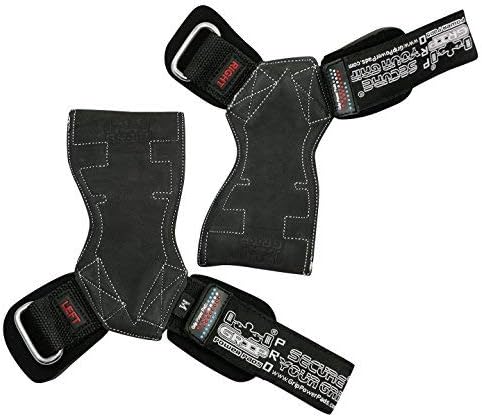 Lifting Grips PRO Weight Gloves Heavy Duty Barbell Gymnastics Straps Alternative to Power Hooks Deadlifts Adjustable Neoprene Padded Wrist Wrap