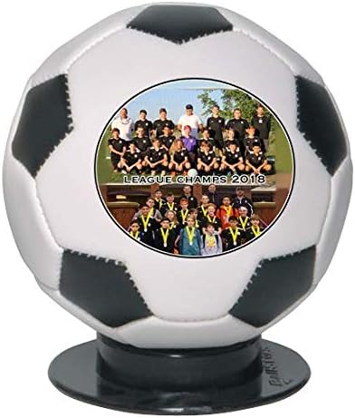 Personalized Custom Mini Size 6 Inch Official Size 1 Soccer Ball | Customized Soccer Ball with Name, Photo, or Text | Trophy or Gift for Coach, Son, Boyfriend, or Any Soccer Fan