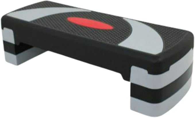 Ministry of Warehouse 30'' Club Cardio Adjust Exercise Stepper Risers 4'' - 8'' Aerobic Step Fitness