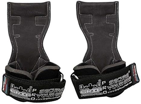 Lifting Grips PRO Weight Gloves Heavy Duty Barbell Gymnastics Straps Alternative to Power Hooks Deadlifts Adjustable Neoprene Padded Wrist Wrap