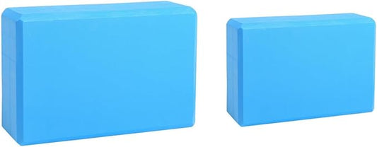 Yoga Block - Unsupported Latex Eva foam - Soft non slip surface with bevel for yoga, pilates, meditation - Yoga accessories for stability, balance and deep stretching