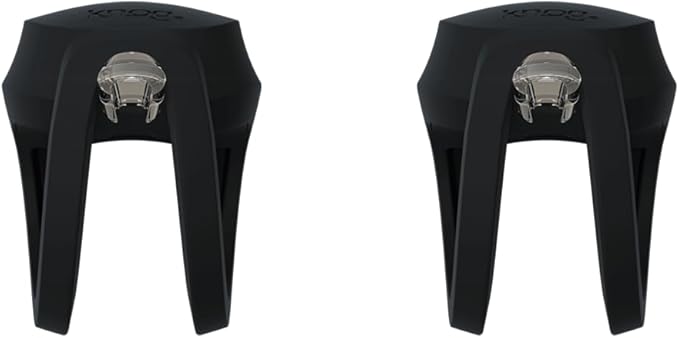 Knog Frog Bike Headlight and Tail Light Set - USB-C Rechargeable Bicycle Light with 40 Lumen Front & 20 Lumen Rear Output, 9 Modes, Flexible Mount, IP65 Water Resistant Bike Light