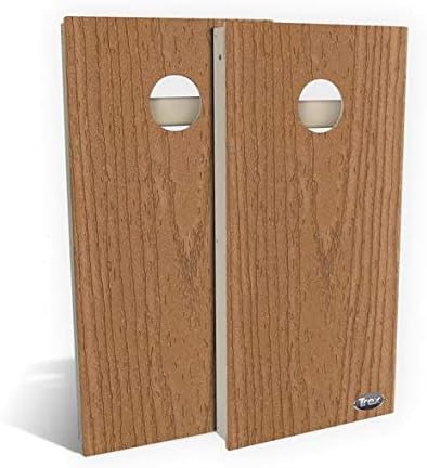 Slick Woody's Professional-Grade TREX Cornhole Boards - 4'x2' All Weather Regulation Corn Hole Toss Game with 8 Resin Filled Bags