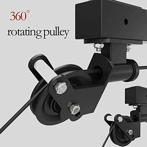 Ipanda Forearm Wrist Trainer, Tricep Workout Machine Wall-Mounted Cable Pulley System for LAT Pull Downs, Tricep Pull Downs, Forearm Home Gym Equipment