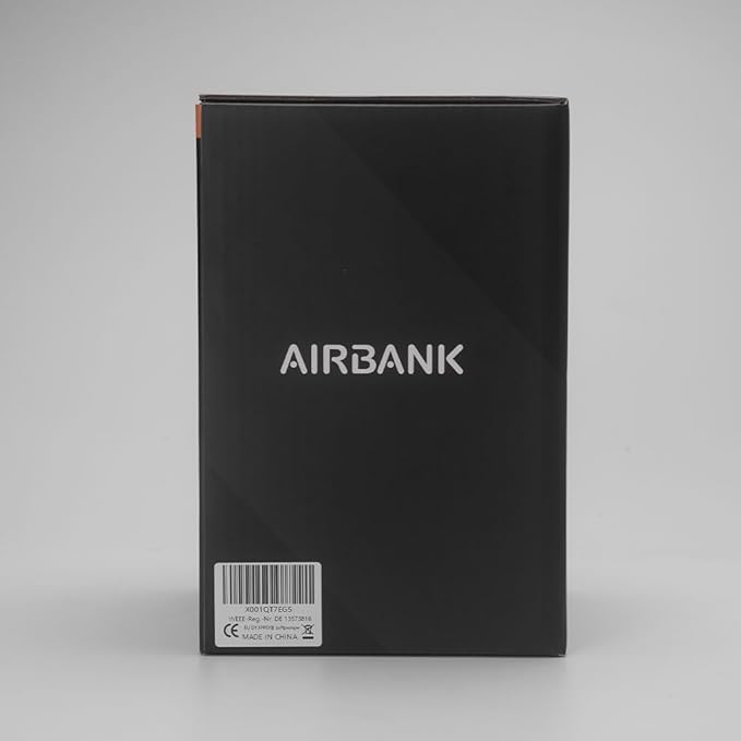 AIRBANK Paddle Board Pump Electric 20PSI The Puffer Pro, Portable SUP Pump, Dual-Stage Inflation & Auto-Off Air Pump for Stand up Paddle Boards, Kayak, Inflatables, Boats, Tent, Kite Wings