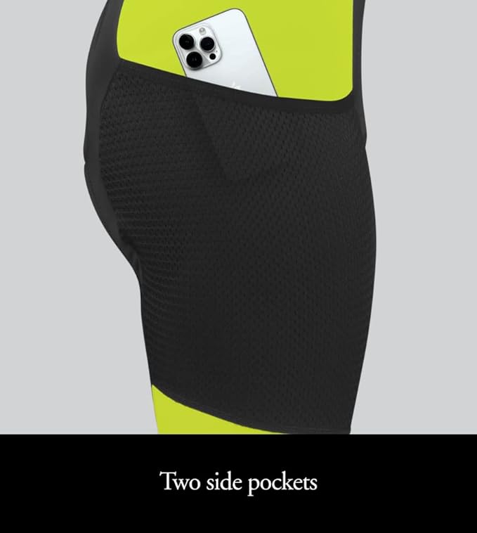| Men's Gel Touring Padded Bike Shorts | Innovative Mesh Pockets | Made in USA