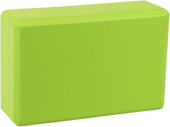 Yoga Block - Unsupported Latex Eva foam - Soft non slip surface with bevel for yoga, pilates, meditation - Yoga accessories for stability, balance and deep stretching