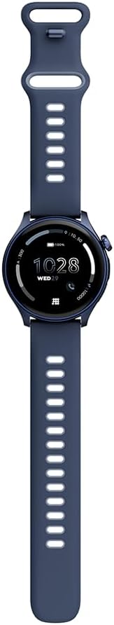 Cubitt Aura Smartwatch/Fitness Tracker with 1.43" Touch AMOLED Screen, Bluetooth Calling, 60+ Sports, Blood Oxygen, Heart Rate, Stress/Sleep Monitor, Waterproof, Step Counter, Compass Support