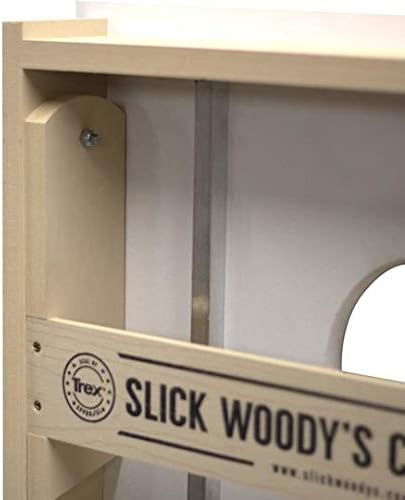 Slick Woody's Professional-Grade TREX Cornhole Boards - 4'x2' All Weather Regulation Corn Hole Toss Game with 8 Resin Filled Bags