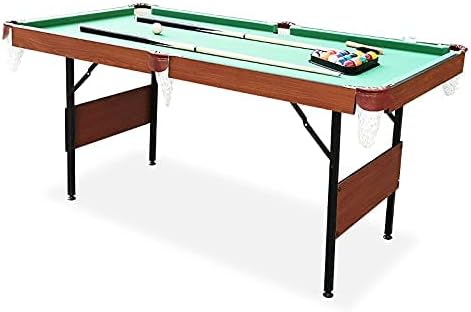 RACK Crux 55-inch Folding Billiard/Pool Table - Portable and Space-Saving Entertainment!