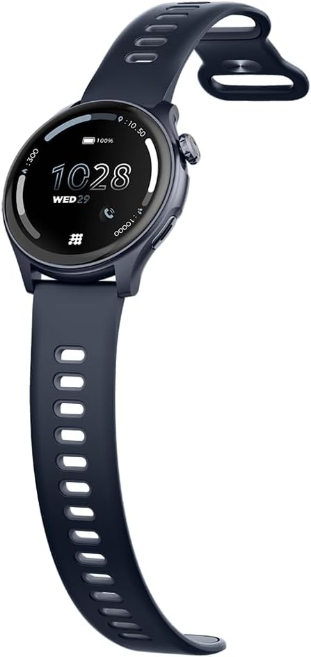 Cubitt Aura Smartwatch/Fitness Tracker with 1.43" Touch AMOLED Screen, Bluetooth Calling, 60+ Sports, Blood Oxygen, Heart Rate, Stress/Sleep Monitor, Waterproof, Step Counter, Compass Support