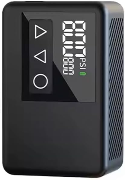 BL-01 Mini Cordless Tire Inflator – 120 PSI USB-C Rechargeable Brushless Air Pump with Digital Pressure Gauge, Auto Shut-Off – Portable Air Compressor for Road, Mountain, Electric Bikes, Balls