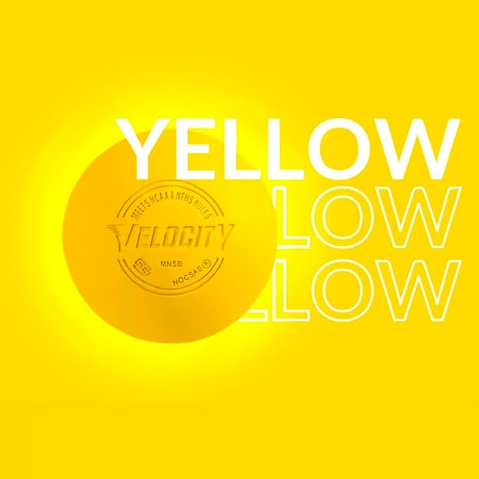 Velocity Lacrosse Balls - 1, 2, 3, 6, 12, 18, 24, 36, 60 and 120 Packs - for Practice, Official NFHS and College Approved Size