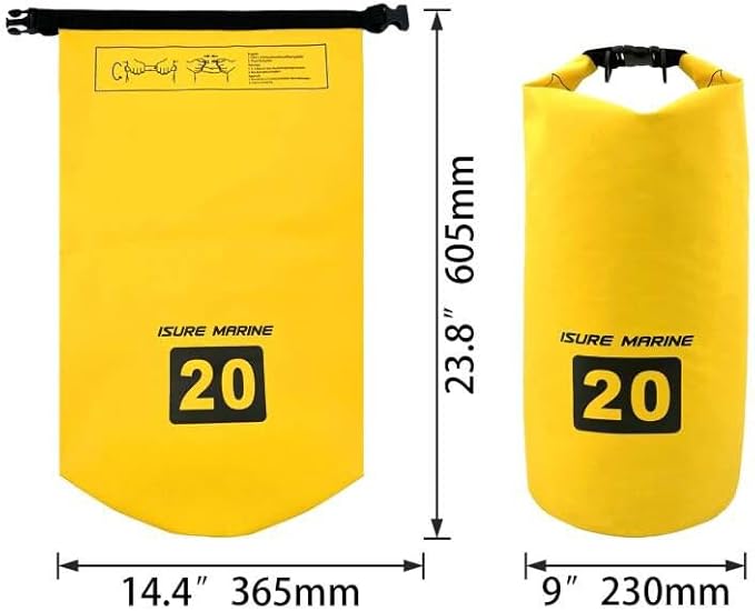ISURE MARINE 2-in-1 PWC Sand Bag Anchor Adjustable Buoy for Small Boats, Power Watercrafts, Canoes and Kayaks