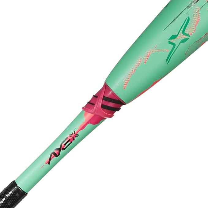 Axe | Warp | USSSA Youth Baseball Bat | Drop -10/-8/-5 | 3-Piece Composite | 2 3/4" Barrel | Green/Pink
