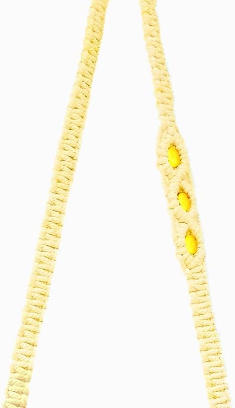 kiido Macrame Yoga Mat Carrying Strap [MAT NOT Included], Hand Woven Multi-Purpose Strap/Carrier