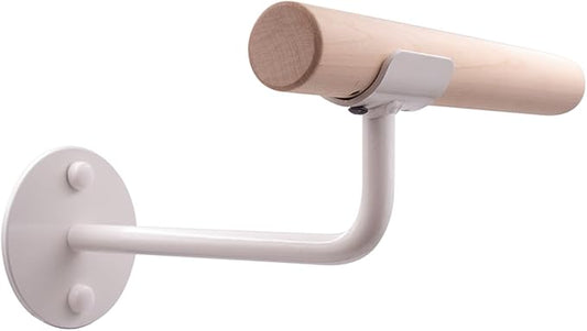 VITA Barre Wall-Mounted Single Ballet Barre, Cambre, Wood | Fixed Height, Made in USA, Home, Studio or Gym Exercise Equipment for Kids & Adults | Dance, Fitness, Pilates