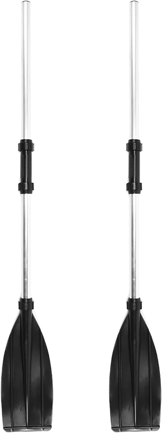 Gonetre 125CM/49.2In Detachable Afloat Oars Aluminum Alloy Paddles Dual End Portable for Boat Kayak Raft Canoe 52 * 18 * 8*CM Other Means of Transportation