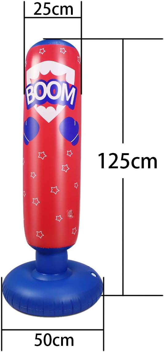 Toddler Punching Bag for Kids Boxing Dummy Inflatable Bopper Cool Fun Toys for Boys Sports Gifts Outdoor for Kids