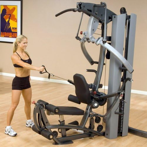 Body-Solid Fusion 600 Bi-Angular Personal Trainer Gym with Functional Trainer Arms and Mid Row Handles