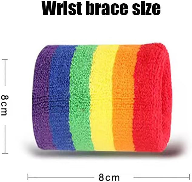 Sweatbands Sports Wristbands for Kids and Women - 3 inch Elastic Athletic Wrist Bands for Tennis, Basketball, Running, Working Out