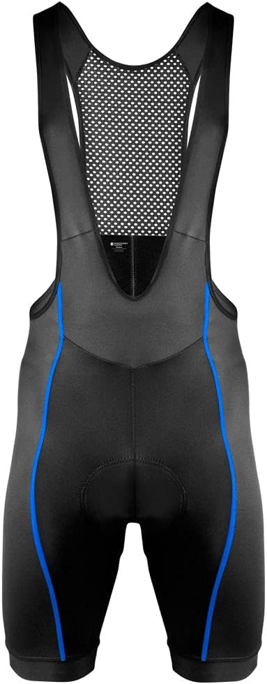 | Men's USA Elite Padded Cycling Bib-Shorts | Performance Long Distance Bib | Made in USA