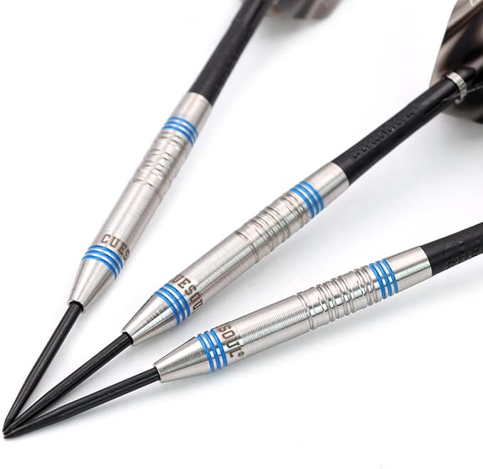 CUESOUL Professional Tungsten Steel Tip Dart Set 85% Tungsten 22g/24g/26g-Glory Series