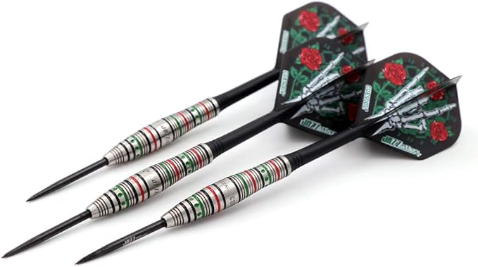 CUESOUL Jazz-Metal 21g/23g/25g 90% Tungsten Steel Tip Dart Set with Integrated Dart Shafts and Dart Flights