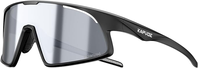 KAPVOE Polarized Cycling Glasses Men Women Sports Sunglasses for Mountain Bike Running Fishing Baseball K383