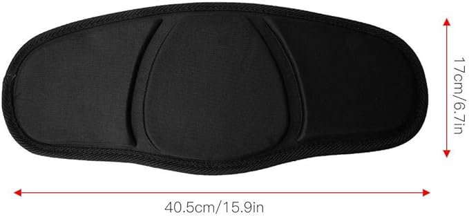 Jadeshay Kayak Backrest Seat Padded, Adjustable Kayak Non-Slip Canoe Seat Backrest Comfortable EVA Foam Pad for Kayaks and Canoes
