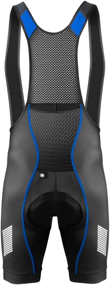 | Men's USA Elite Padded Cycling Bib-Shorts | Performance Long Distance Bib | Made in USA