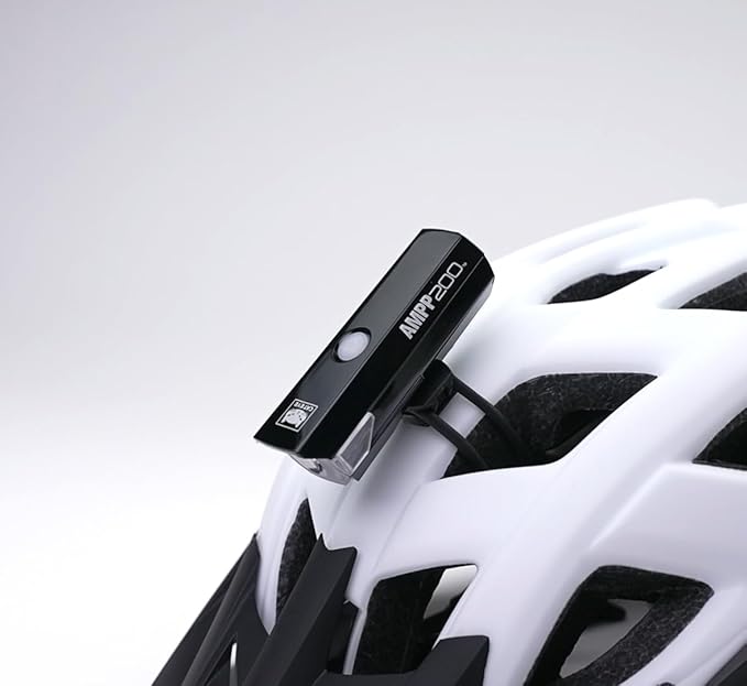 CATEYE AMPP USB Rechargeable Bike Light – High Visibility Super Bright OptiCube™ Headlight for Commuters, Road Cyclists & Mountain Bikers, Day & Night Riding Modes, IPX4 Waterproof, Tough & Durable