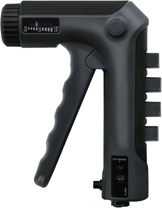 HXD-ERGO Grip Strength Trainer with Finger Exerciser, Adjustable Resistance Hand Gripper, Hand Exerciser with Counting for Muscle Building(10-130 LBS)