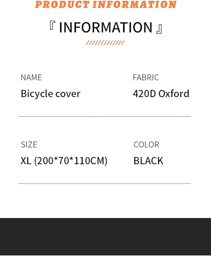 Bike Cover Waterproof Outdoor 420D Heavy Duty Ripstop XL Fits 1 or 2 Bikes with Lock Holes and Buckles Wind and Snowproof for All Season Use on Mountain Road Electric Bicycles