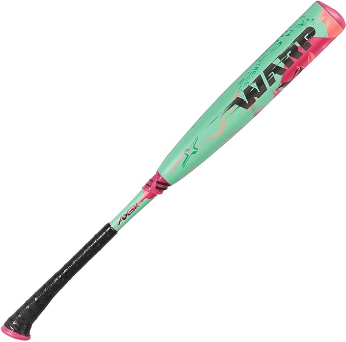 Axe | Warp | USSSA Youth Baseball Bat | Drop -10/-8/-5 | 3-Piece Composite | 2 3/4" Barrel | Green/Pink