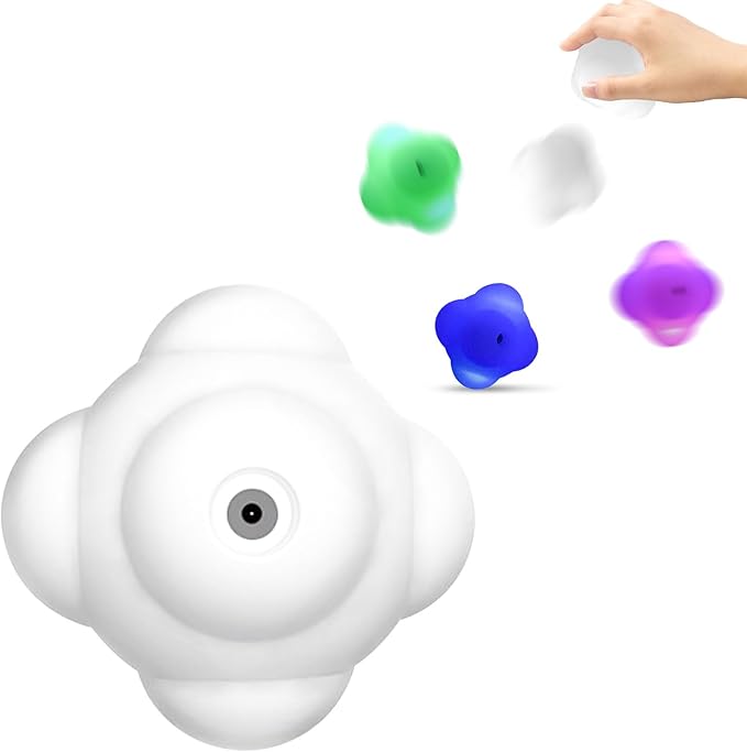 Smart Reaction Ball, Reflex Ball with Random Light Color Change, Intelligent Agility Training, Rechargeable, High Elasticity Silicone