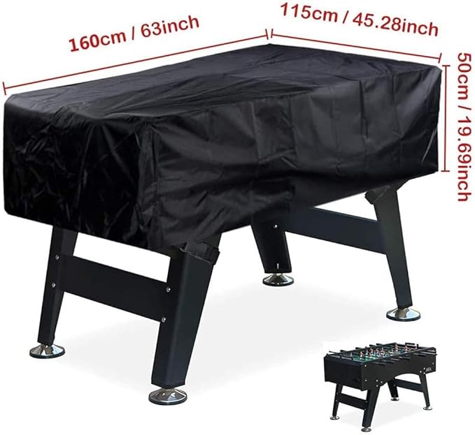 WB WEIRDBEAST Foosball Table Cover Soccer Table Cover Waterproof All Protection Outdoor/Indoor UV Resistant