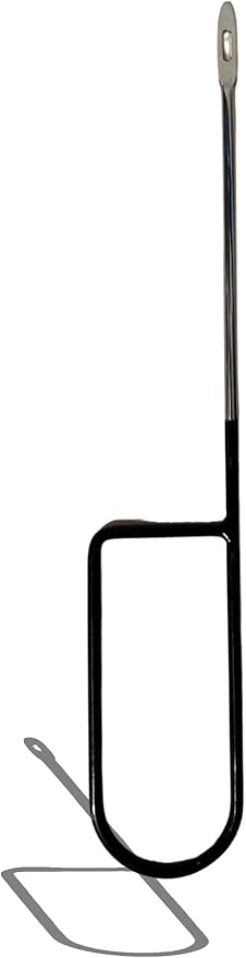 ‎Sports Lacing Tool – Heavy-Duty Steel Tip with Rubberized Handle – for Footballs, Baseball Gloves, Softball, and Hockey – No Lace Included