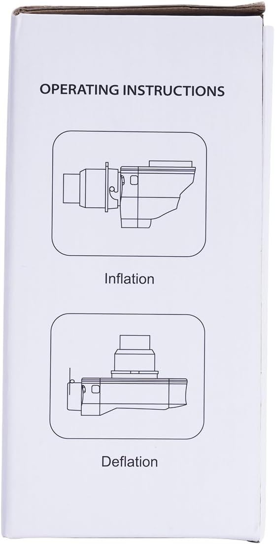 Dr.meter Air Mattress Pump, Rechargeable 6000mAh Portable Air Pump, Quick-Fill Electric Air Inflator Deflator for Outdoor Camping Inflatable Bed Pool Boat Float Raft Swimming Rings Vacuum Bag