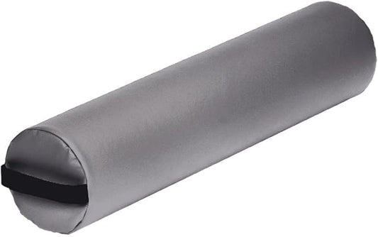 Earthlite Bolster Pillow Full Round – Durable Massage Bolster, 100% PU Upholstery incl. Strap Handle/Professional Quality for Massage Table/Back Pain Relief