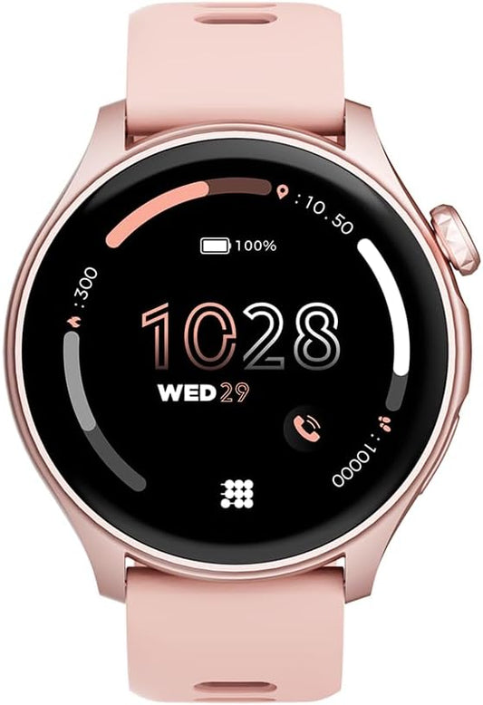 Cubitt Aura Smartwatch/Fitness Tracker with 1.43" Touch AMOLED Screen, Bluetooth Calling, 60+ Sports, Blood Oxygen, Heart Rate, Stress/Sleep Monitor, Waterproof, Step Counter, Compass Support