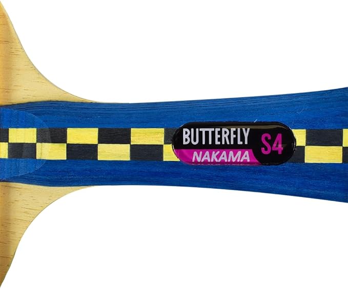 Butterfly Nakama Shakehand Ping Pong Paddle - Recommended for Beginner & Intermediate Level Players - Includes Two Free 40+ Balls - International Table Tennis Federation Approved