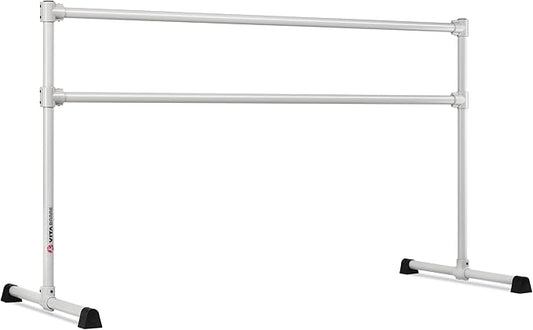 VITA Barre Portable Freestanding Double Ballet Barre, Extreme, Steel | Fixed Height, Made in USA, Home or Gym Exercise Equipment for Kids & Adults | Dance, Fitness, Pilates