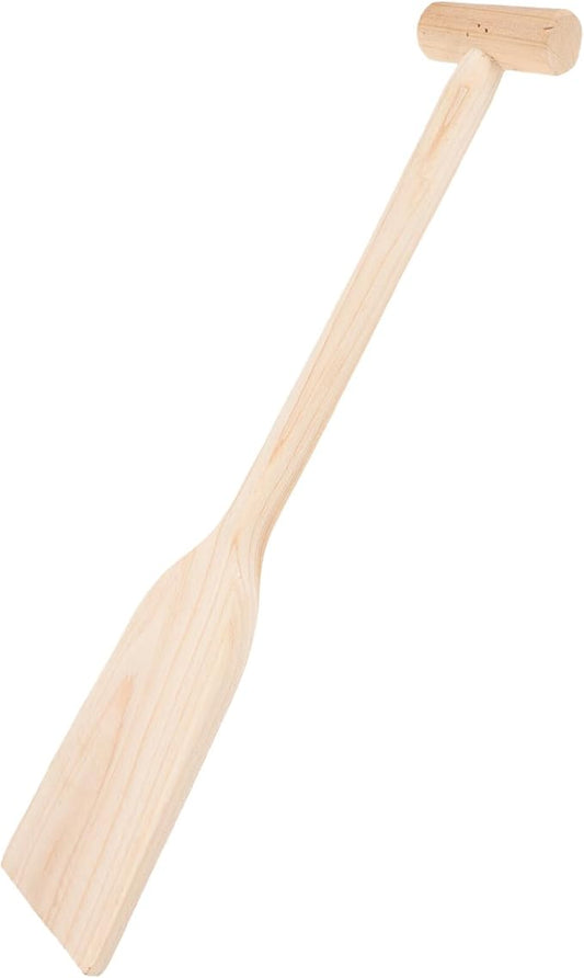 jojofuny Sustainable Wood Paddle Boat 19.5 Inches Kayaking Boating Canoeing Oar Paddle Grips for Boys and Girls Adults