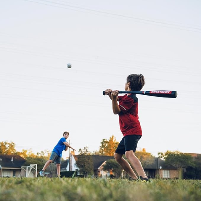 SweetSpot Plastic Baseball Spaseballs | Backyard Plastic Baseballs for Youth, Kids, Teens, and Adults